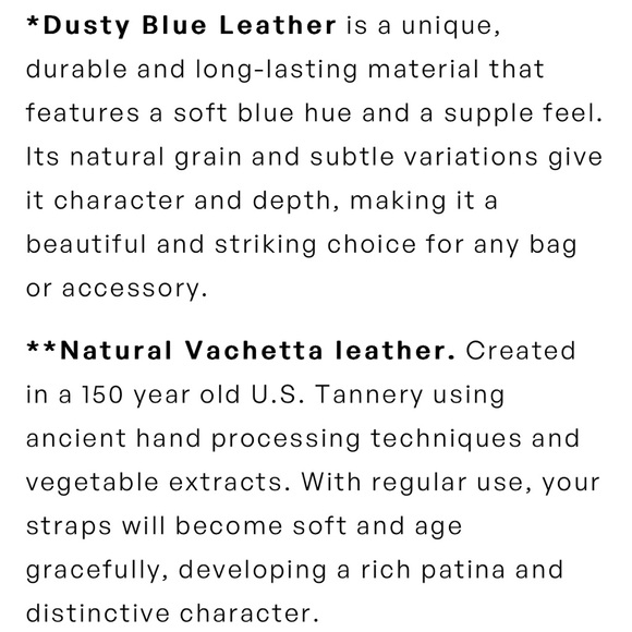 Dusty Blue Leather Envelope Clutch & Crossbody - Meanwhile Back on the Farm - Picture 11 of 11